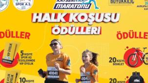 Büyükşehir’in 4. Uluslararası Yarı Maratonu’ndaki halk koşusunda hediye yağmuru