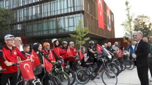 İnegöl’de 'Zaferden Kurtuluşa' pedal basıldı