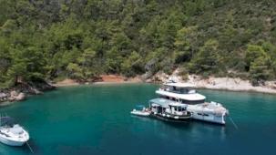 Muğla'da teknelerden 5 milyon litre atık su