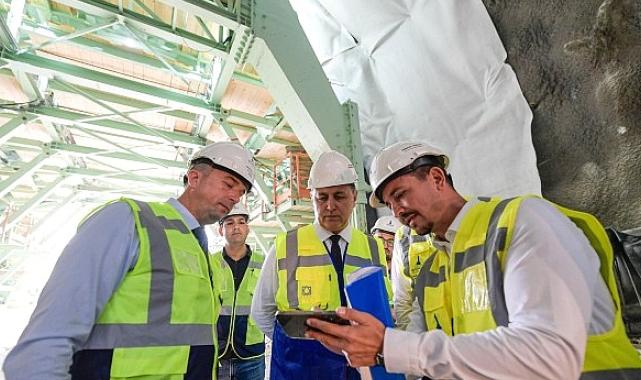 Başkan Tugay Buca Onat Tüneli'ni inceleyerek beton çalışmasını başlattı