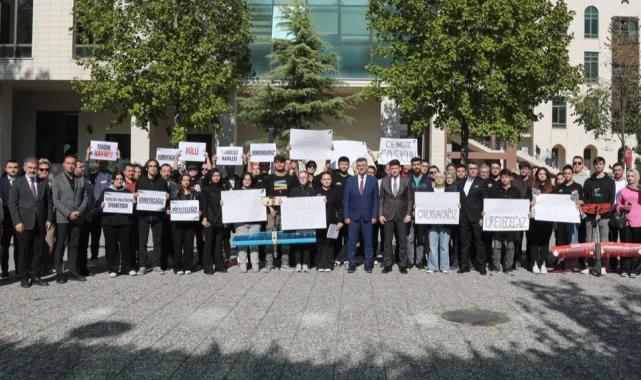 BTÜ öğrencilerinden TUSAŞ’a yapılan terör saldırısına tepki
