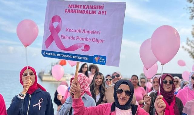 Büyükşehir'den meme kanseri farkındalık yürüyüşü