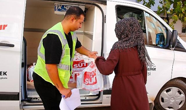 Çocuklar 'Halk Süt'le büyümeye devam ediyor