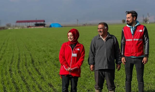Depremden etkilenen çiftçilere Kızılay'dan 70.8 milyon destek