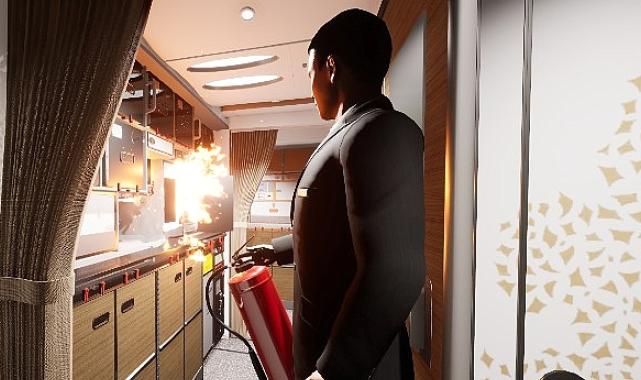 Emirates, kabin ekibinin güvenlik eğitimi için sanal dünyaya adım atıyor