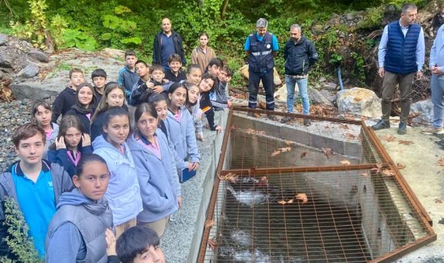 Hendekli öğrenciler SASKİ'de ders yaptı