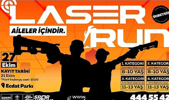 Konya Büyükşehir'den Aileler İçin 'Laser Run' Yarışması