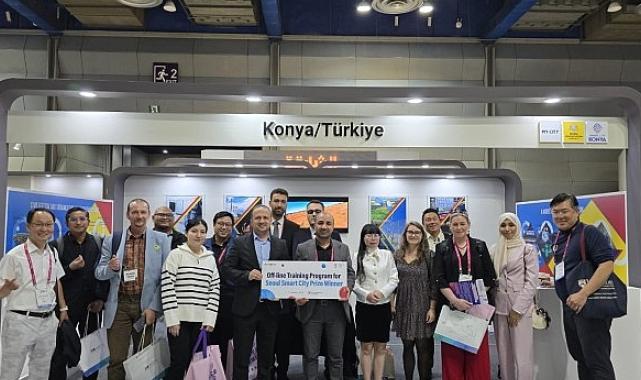 Konya Büyükşehir'in Akıllı Şehir Projeleri Seul'deki Akıllı Şehir Fuarı'nda İlgi Gördü