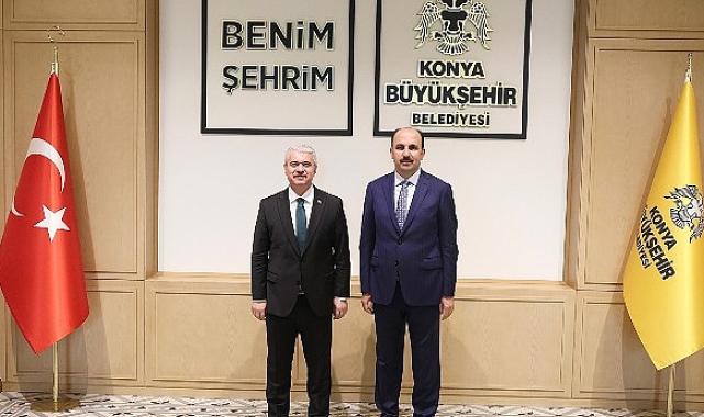 Konya Valisi Akın Başkan Altay'ı Ziyaret Etti