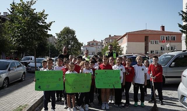 Lüleburgaz'da her şey temiz sokaklar mutlu yarınlar için