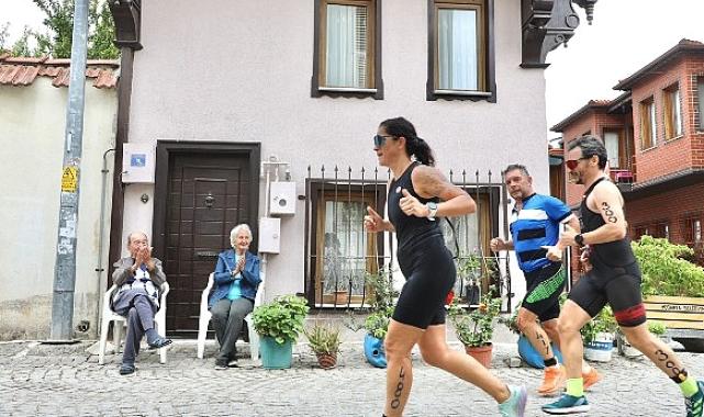 Mudanya Triatlon Finalleri'ne rekor katılım sağlandı.