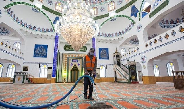 Nilüfer'deki 137 ibadethanede detaylı temizlik