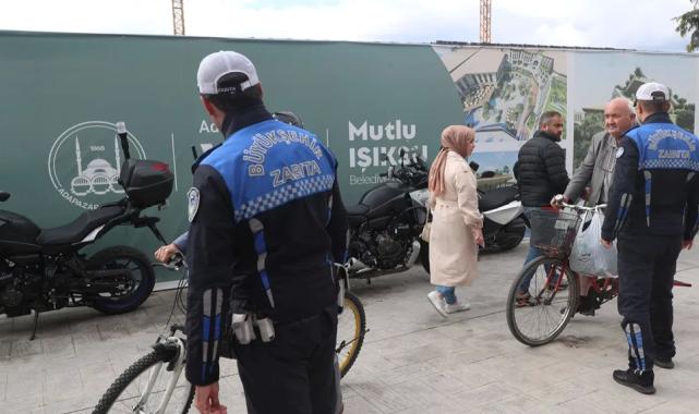 Sakarya Uzunçarşı’da bisikletlilere 'hassasiyet' çağrısı
