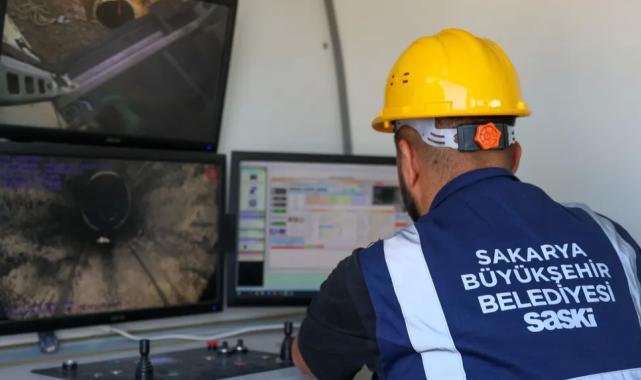 Sakarya'da robotlar kanalizasyon hattında