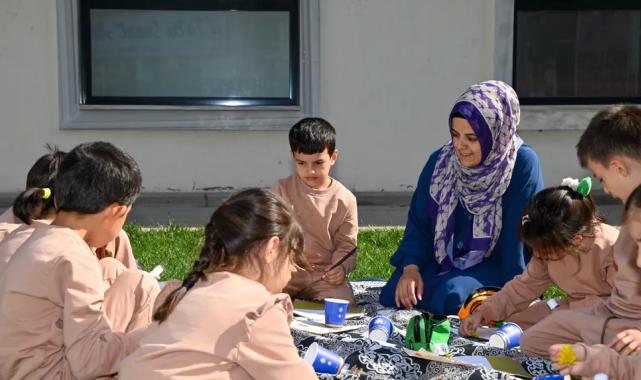 Selçuklu'da Hatice Hatun Çocuk Mektebi çocukların gözdesi olmaya devam ediyor