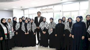 Başkan Kocaman yeni hafızları tebrik etti.