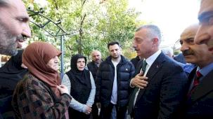 Büyükakın, doğalgaz patlamasından etkilenen vatandaşları ziyaret etti