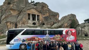 Çamlıca ve Çankaya mahalle sakinleri Frig Vadilerinde