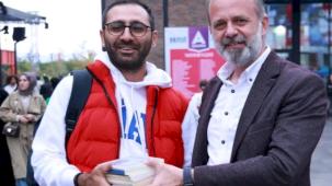 Fuarın milyonuncusuna özel karşılama