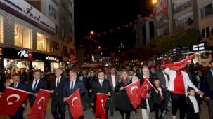 İnegöl’de Cumhuriyetin 101. yılı coşkusu