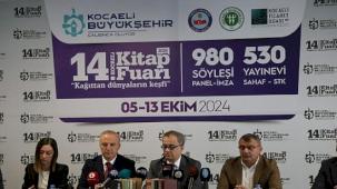 Kocaeli Kitap Fuarı 14. kez kitap dostlarıyla buluşacak Hedef 1 milyon ziyaretçi