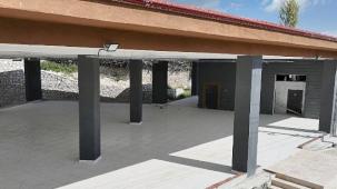 Korkuteli Dereköy'de çok amaçlı salon inşaatı sona yaklaştı