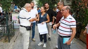 Mahalle gezilerinde ikinci durak Atatürk Mahallesi: Başkan mahalleyi karış karış gezdi, çalışmaları inceledi