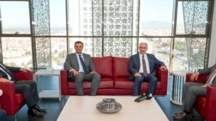 Manisa Büyükşehir Belediye Başkanı Zeyrek, Vali Özkan’ı konuk etti
