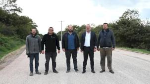 Şahmelek ve Doğla'da yol çalışmaları tamamlandı