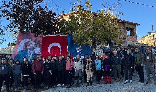Aydın Büyükşehir Belediyesi'nin doğa yürüyüşleri devam ediyor
