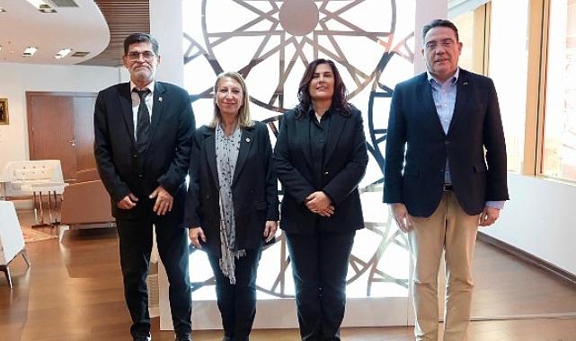 Başkan Çerçioğlu'na Cumhuriyet Halk Partili Bağcıoğlu, Derici ve Bayırlı'dan ziyaret.