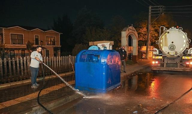 Buca'da temizlik çalışmaları aralıksız sürüyor
