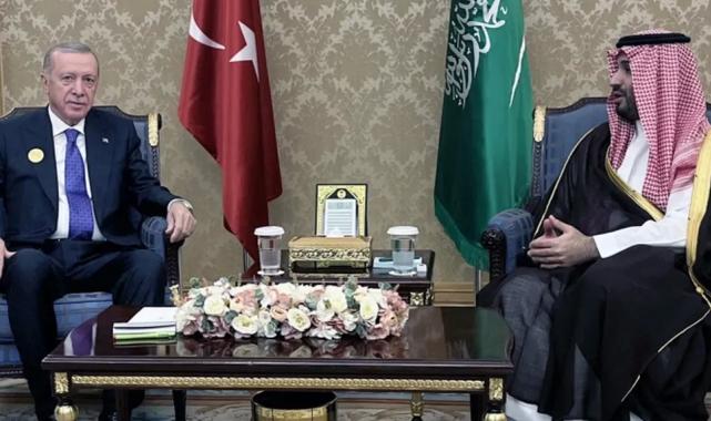 Cumhurbaşkanı Erdoğan, Suudi Arabistan Veliaht Prensi ile görüştü