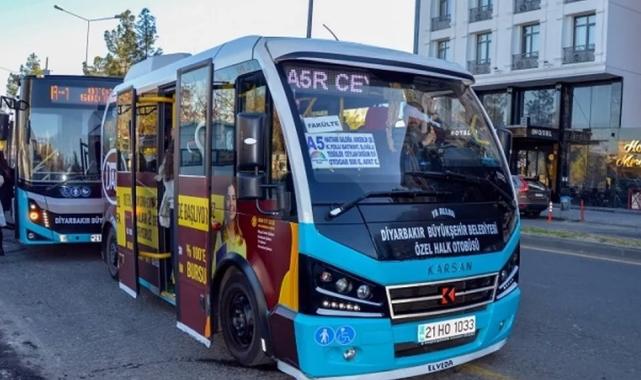 Diyarbakır'da ücretsiz kartlılar Özel Halk Otobüsleri’ne binebilecek