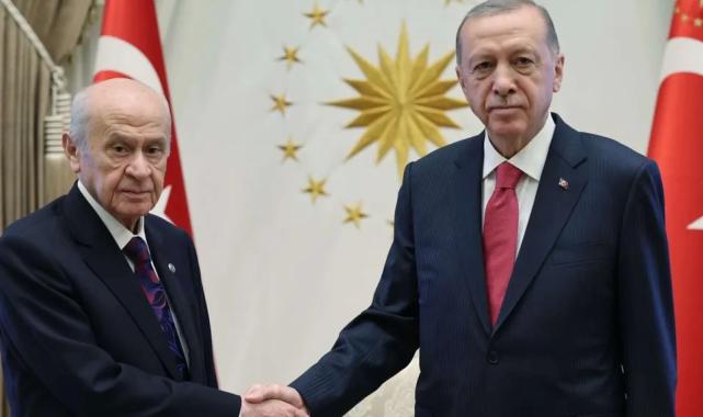 Erdoğan ile Bahçeli Beştepe'de buluştu