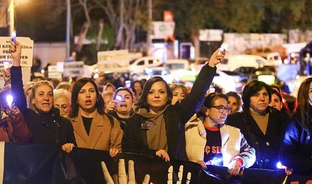 Karabağlar'da Kadınlar Şiddete Karşı Tek Yürek