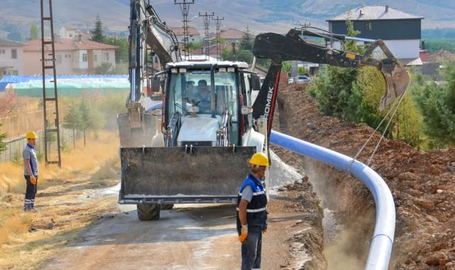 Malatya Doğanşehir'e 2 bin 500 metre içme suyu hattı