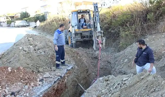 Manavgat'ta bozulan yollar onarılıyor