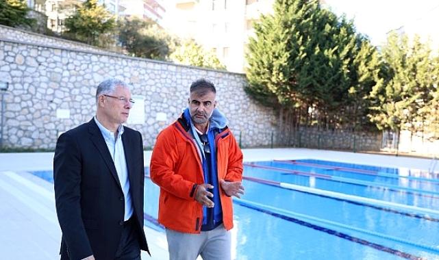 Mudanya havuzu kışa hazırlanıyor.