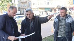 Başkan Ölmez çalışmaları yerinde inceledi