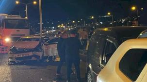 Kahramanmaraş'ta zincirleme trafik kazası! 4 araç hasar gördü