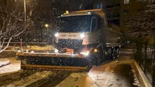 Kar yere, ekipler yollara düştü