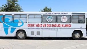 Kayseri Büyükşehir'den gezici ağız sağlığı hizmeti