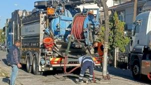 Lüleburgaz'ın kanalizasyon hatlarında temizlik