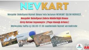 Nevkart İşlem Merkezi yeni yerinde