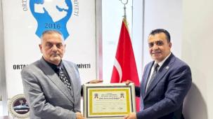 OGC Başkanı Aydın'a MZOB'tan 'Çiftçi Dostu Şeref Belgesi'