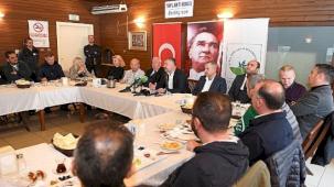 Osmangazi Belediyespor Başkanı Fatih Karayılan, spor basını ile buluştu