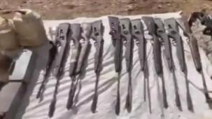 Pençe Kilit'te çok sayıda mühimmat ele geçirildi