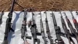 Pençe Kilit'te teröristlerin silahlarına el konuldu