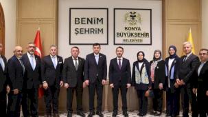 Türkiye Harp Malulü Gaziler Şehit ve Dul Yetimleri'nde Konya'ya ziyaret